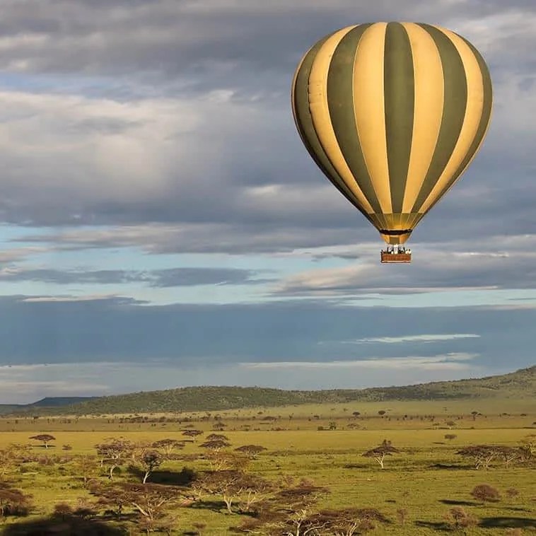 balloon safari serengeti-